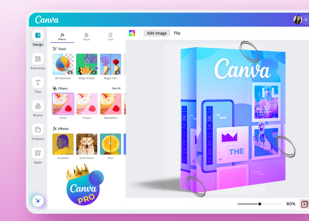 Canva pro +10000 plantillas